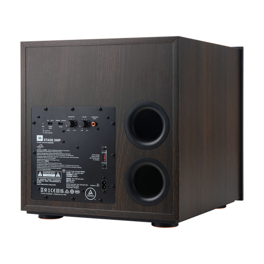 Stage 200P - Espresso - 10-inch (250mm) 300W Powered Subwoofer - Detailshot 6